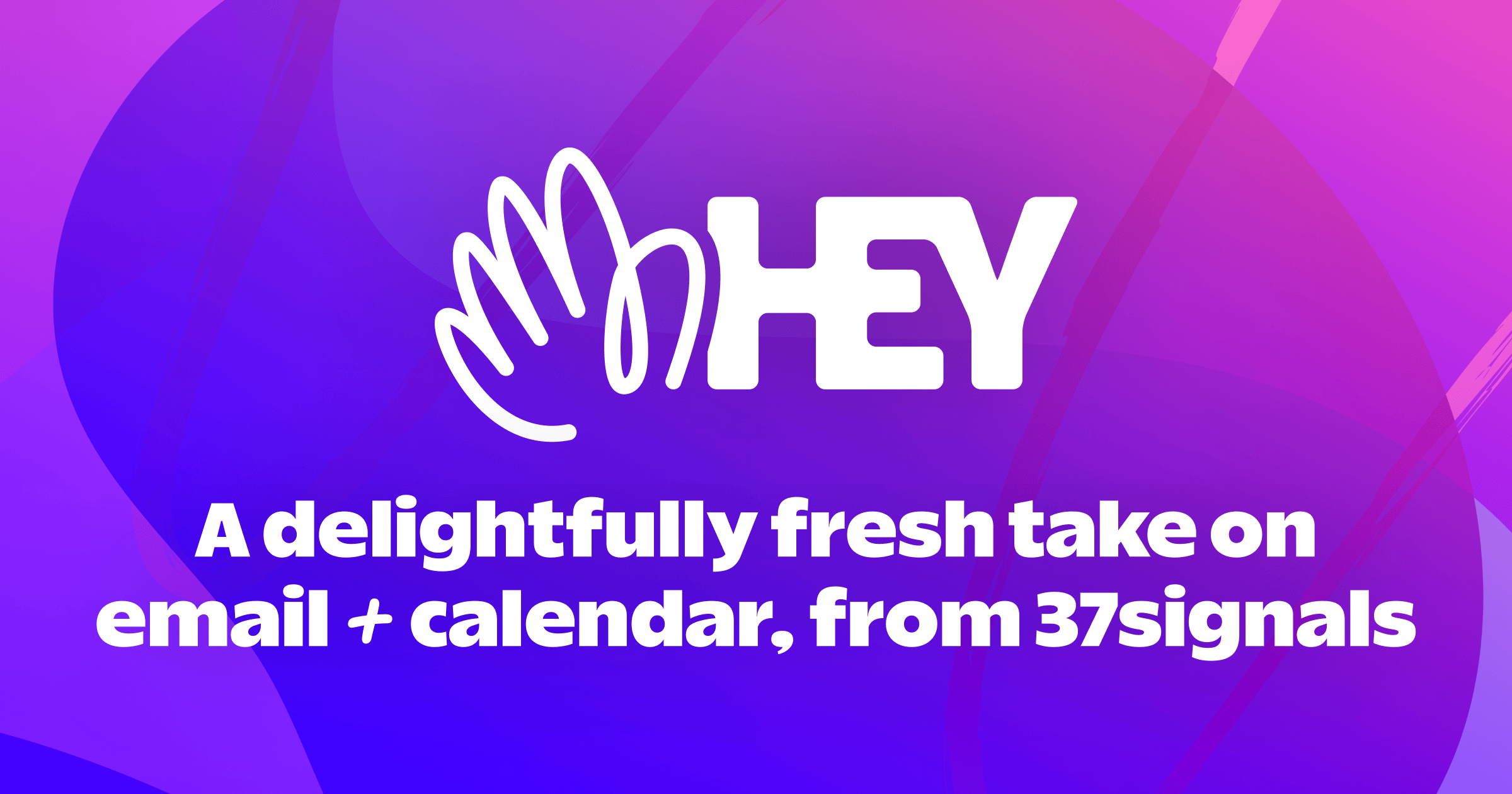 A delightfully fresh take on email + calendar, from 37signals
