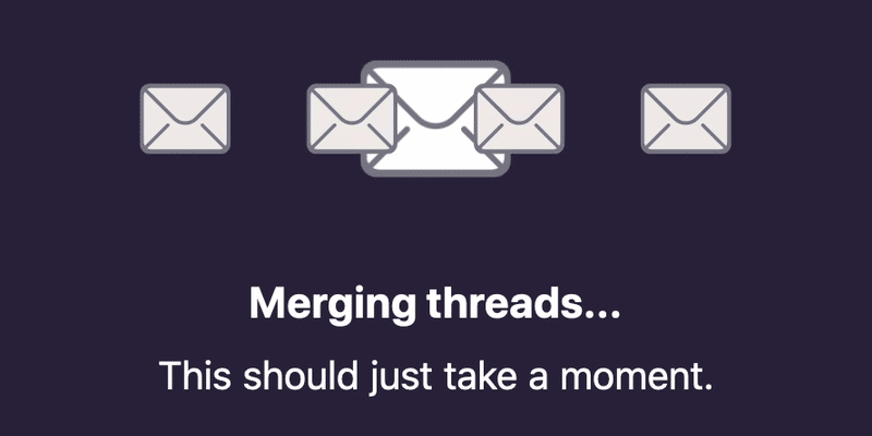 Merging threads