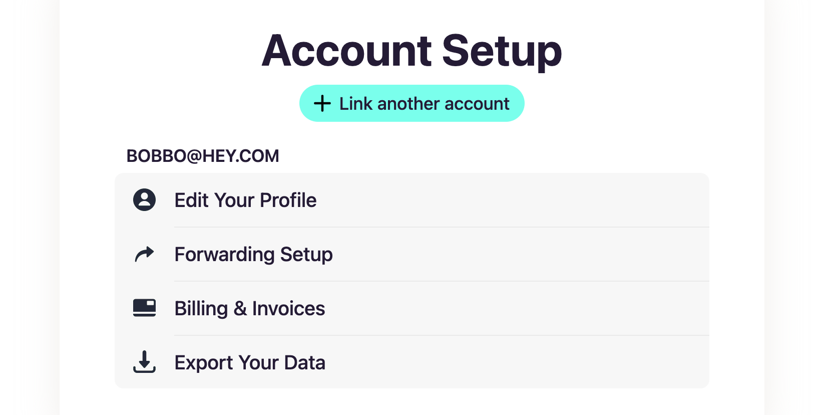 Account Setup