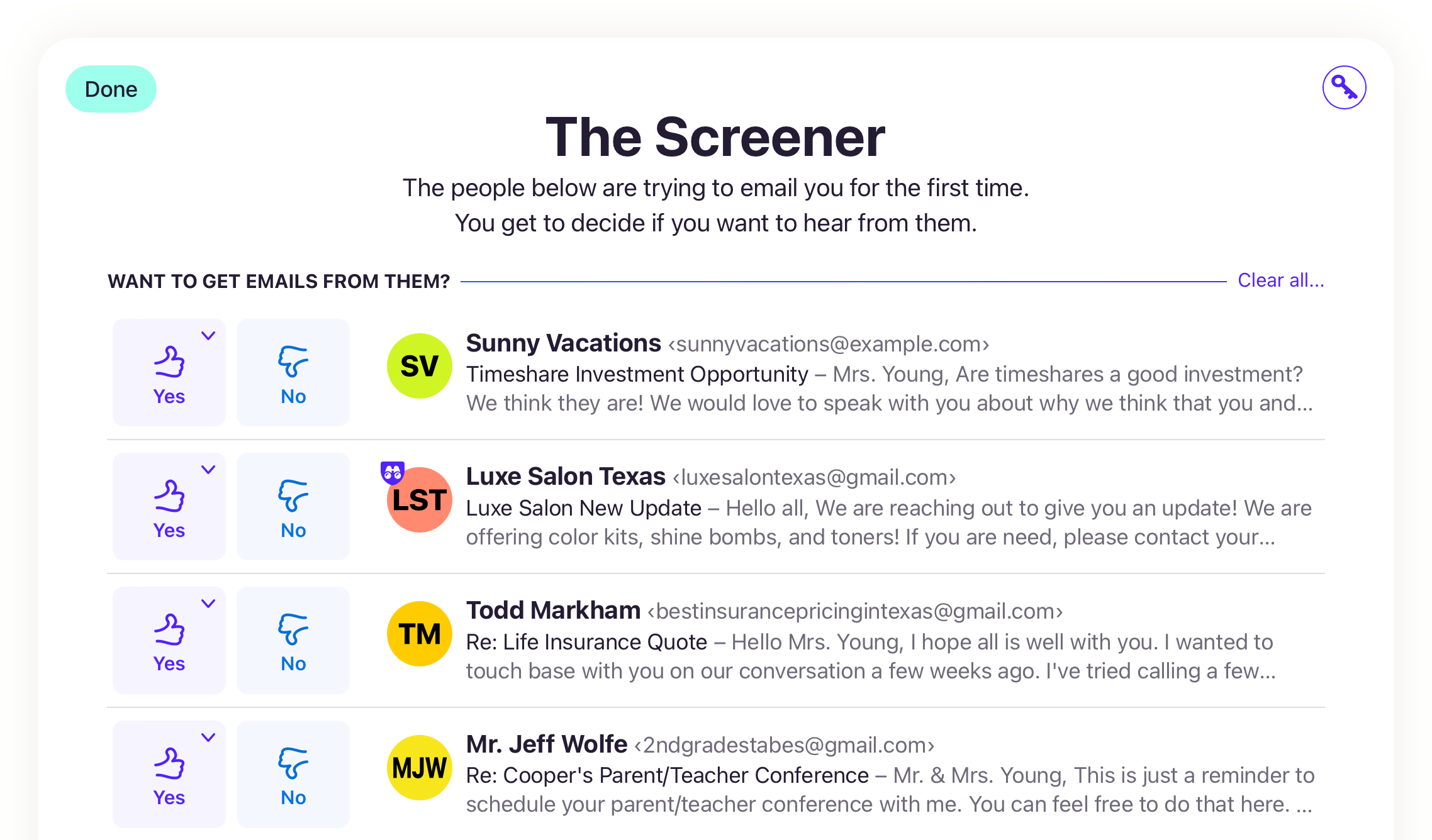 The Screener